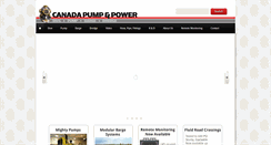 Desktop Screenshot of canadapumpandpower.com